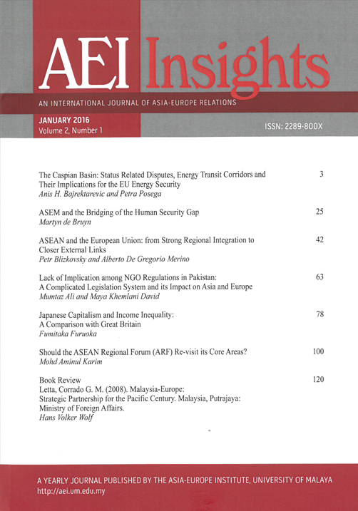 View Vol. 2 No. 1 (2016): AEI INSIGHTS