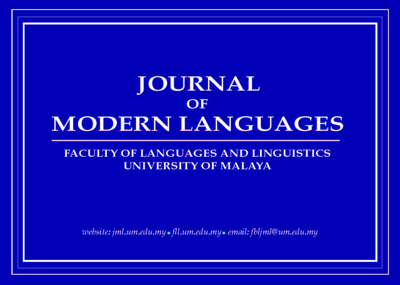 Journal of Modern Languages