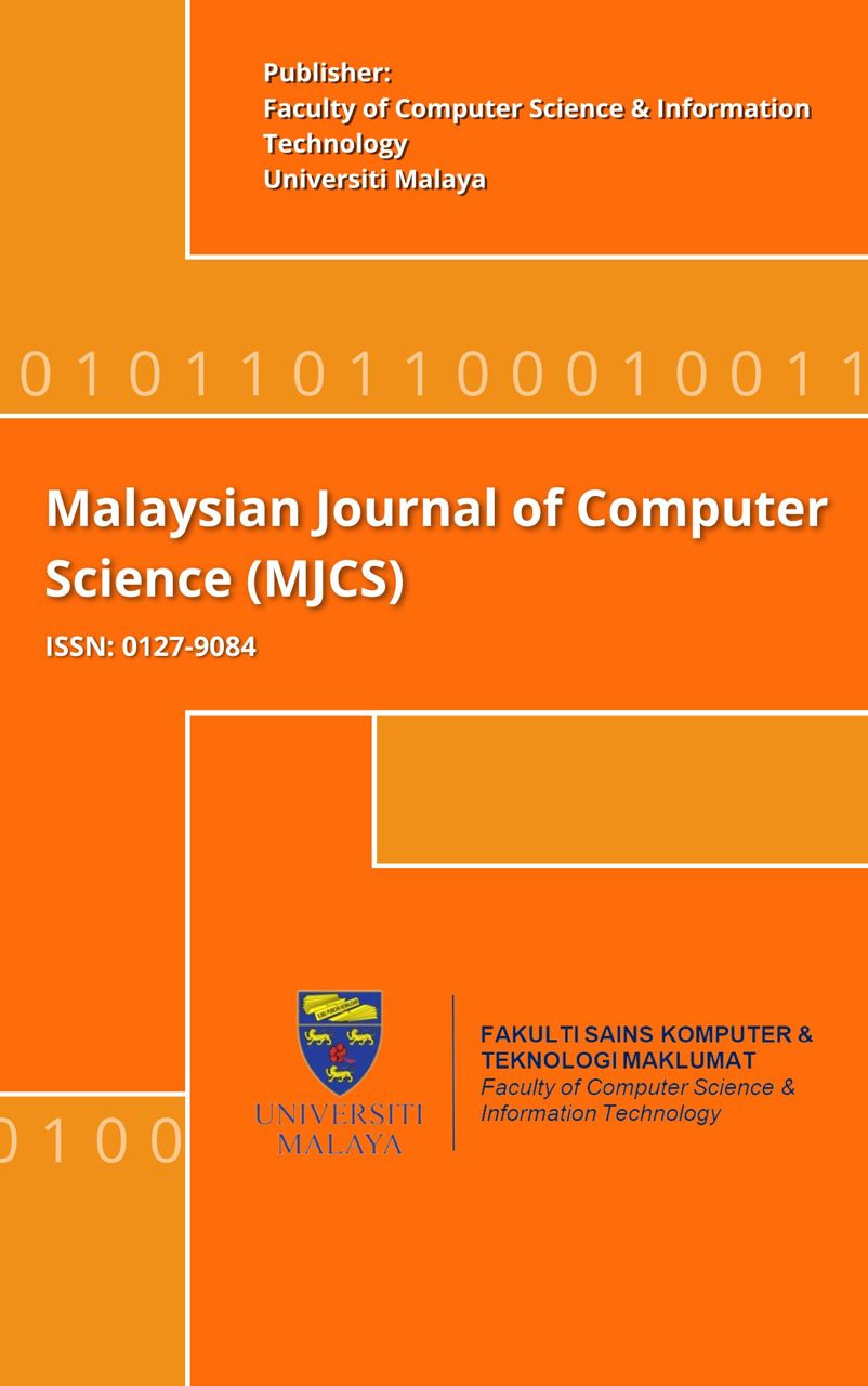 					View Vol. 38 No. 4 (2025): Malaysian Journal of Computer Science
				